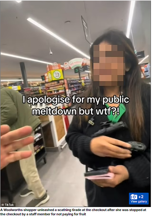 彻底“火了”！墨东南女子在Woolies超市拿儿童免费水果，结果杯具了…（组图） - 7