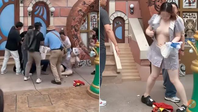 上海迪士尼现惊人一幕：攻击女童，衣不遮体…（组图） - 2