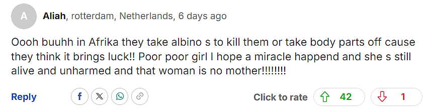 惊悚！非洲一母亲把绿眼睛女儿卖给黑巫师“招财”，还有人“捕猎”白化病人治疗艾滋？（组图） - 15