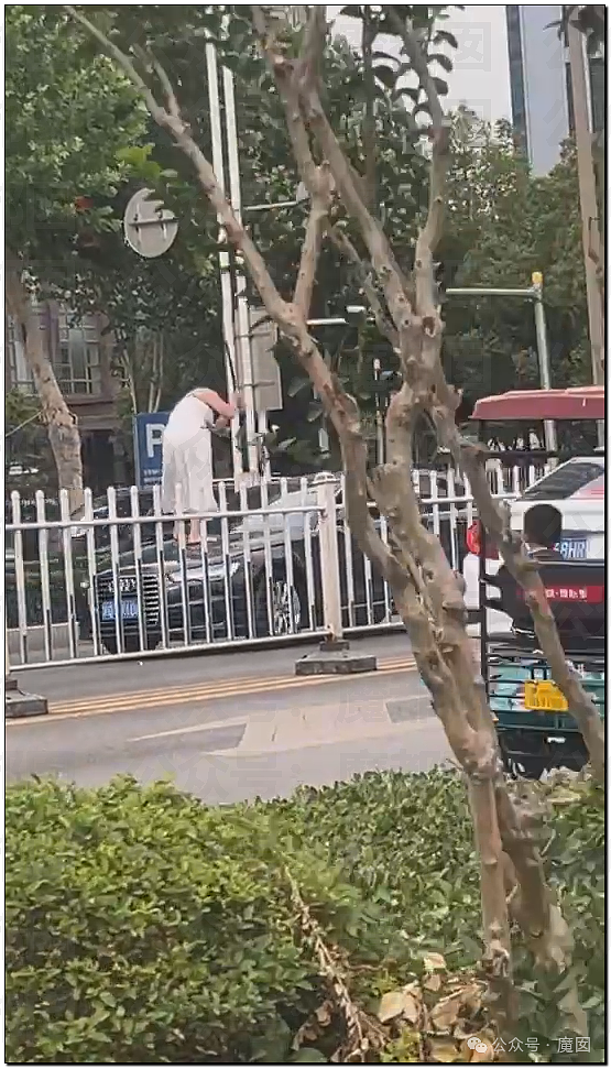 震撼！白色低胸吊带妙龄女子街上疯狂无差别砸车引发热议！（视频/组图） - 10