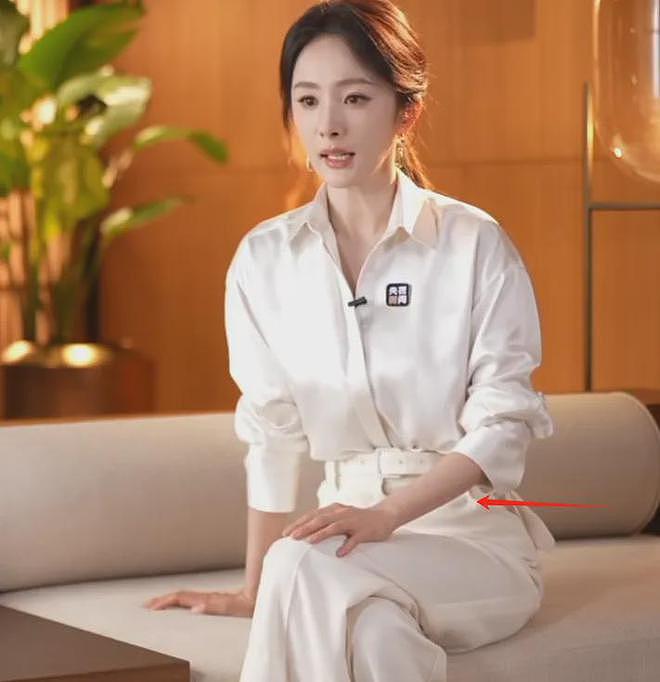 央视镜头下的杨幂，鱼尾纹抢镜脸油到反光，一个坐姿惹出争议（组图） - 16