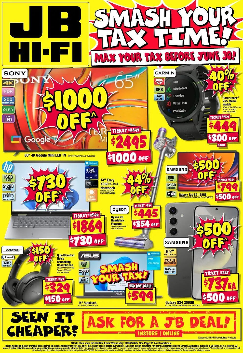 薅退税季开始！【JB Hi-Fi】6月5日至11日优惠目录（组图） - 1