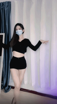 【美女】抖音上戴口罩跳舞的“绝美小姐姐”,到底有多性感?(组图) - 4