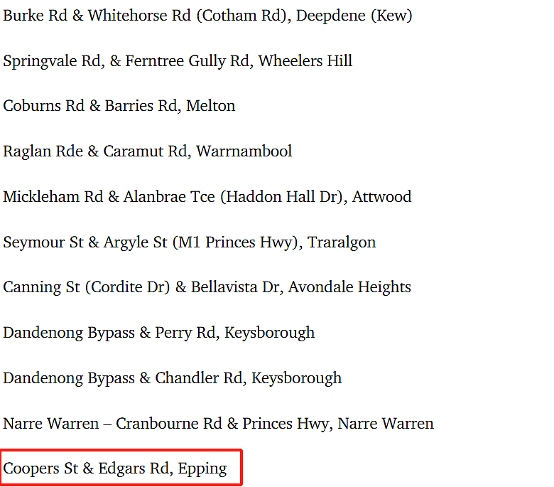 华人注意！开车别犯规，Epping、Box Hill、Clayton被“盯上”了（组图） - 9