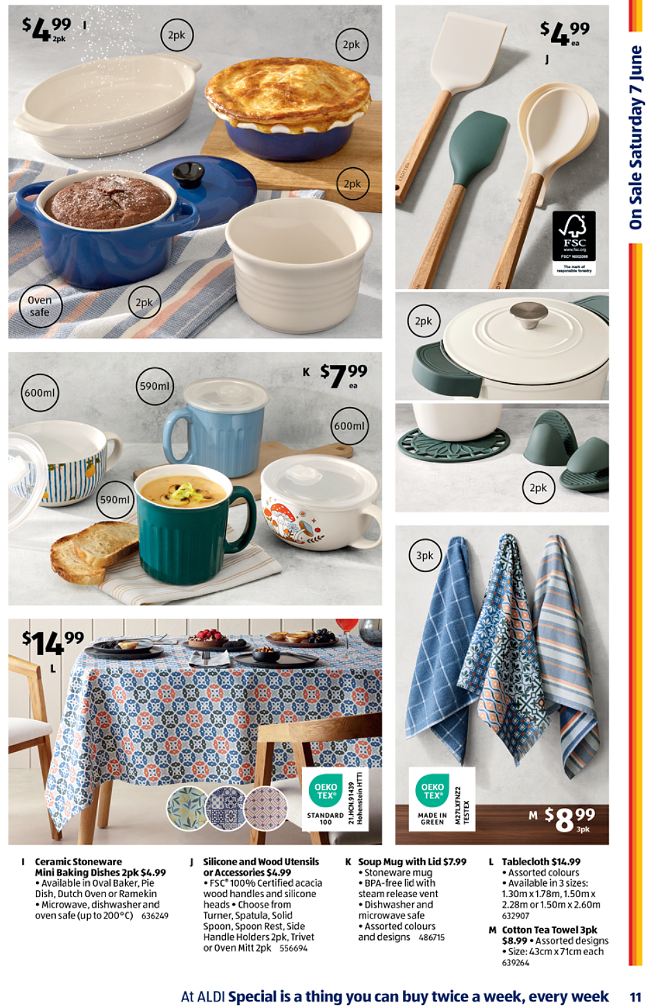 平价铸铁锅手慢无！【Aldi】6月7日起 特价品（组图） - 2