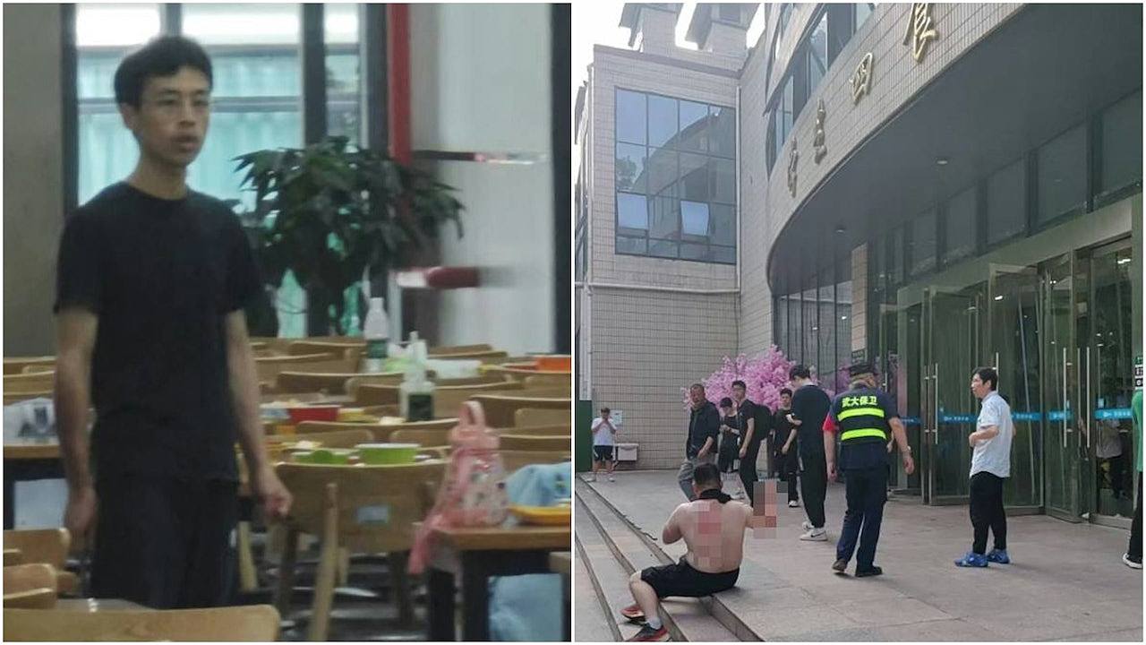武汉大学随机斩人案：警方证实3人受伤，疑犯因学业不顺行凶（组图） - 1