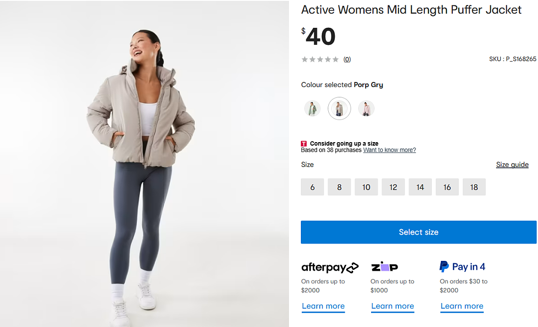 平价中的王者！Kmart $40刀羽绒成今冬最火单品！闭眼入（组图） - 2