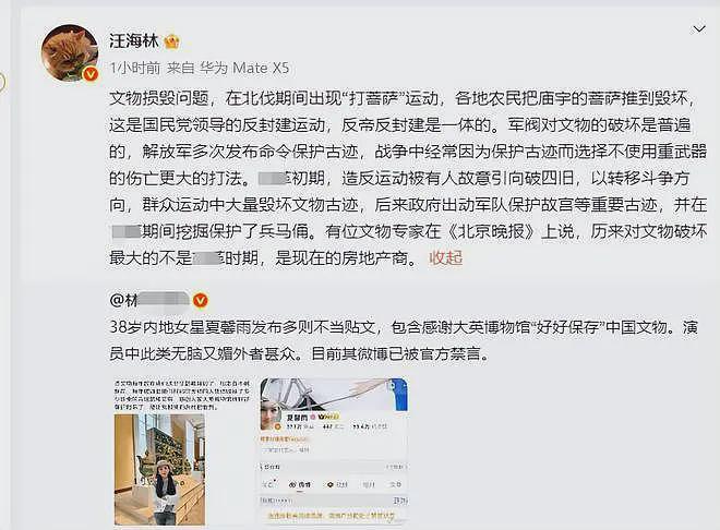 中国女演员公开发表辱华言论!账号被封更多黑料被曝,原来是惯犯(组图) - 4