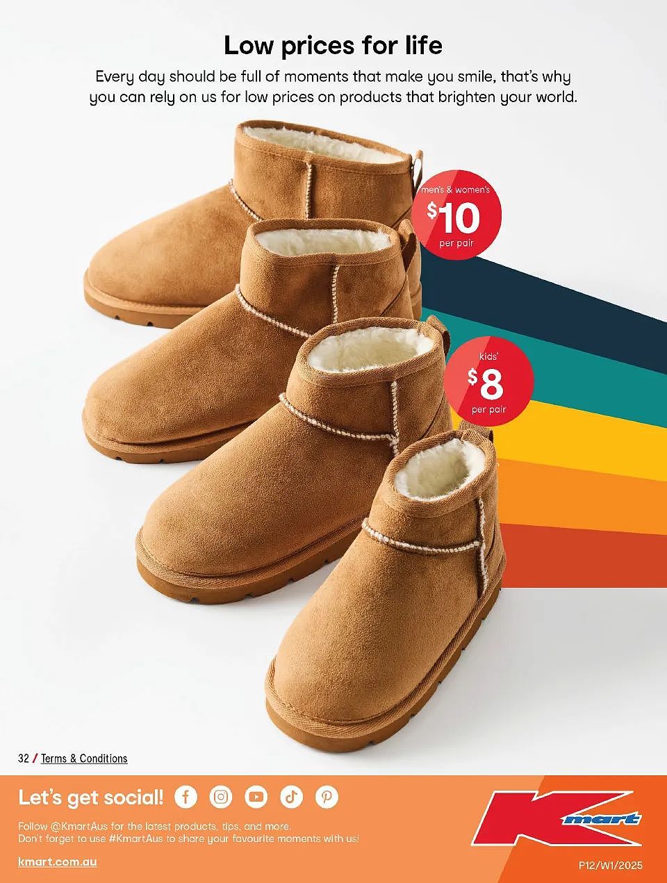 6月9日!Kmart最新特卖来袭!UGG同款短筒靴、儿童家居服好价(组图) - 31