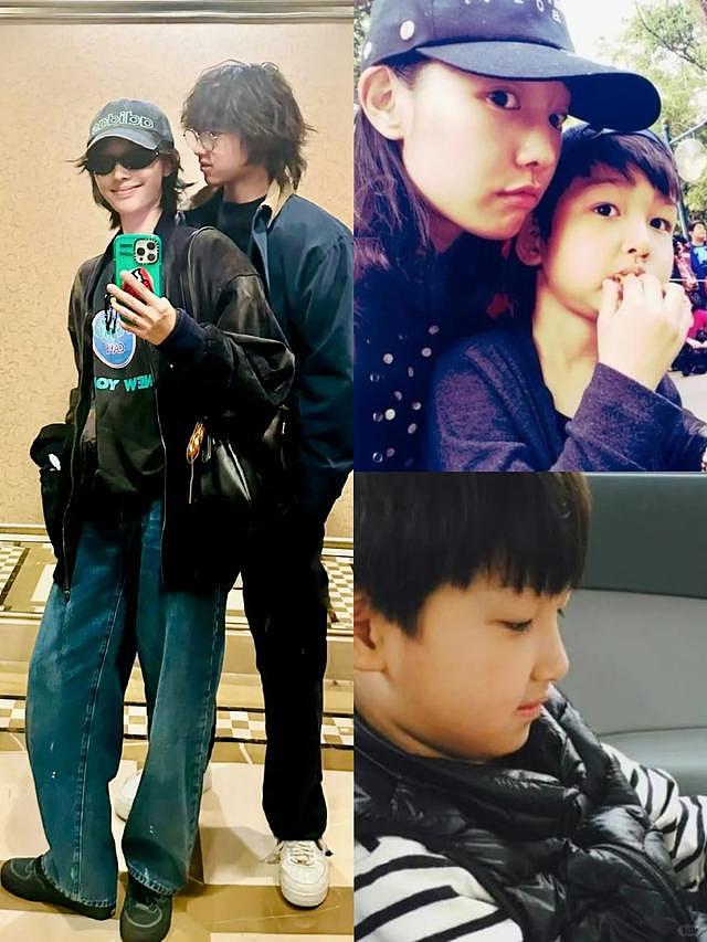 白百何小儿子当街打妈妈，看到她的反应，才知与前夫的儿子多委屈（组图） - 3