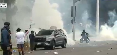 洛杉矶暴乱,现场如战区!特朗普派兵进入市中心(组图) - 7