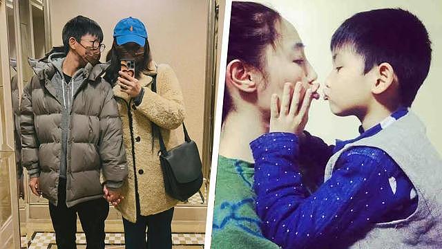 白百何小儿子当街打妈妈，看到她的反应，才知与前夫的儿子多委屈（组图） - 14