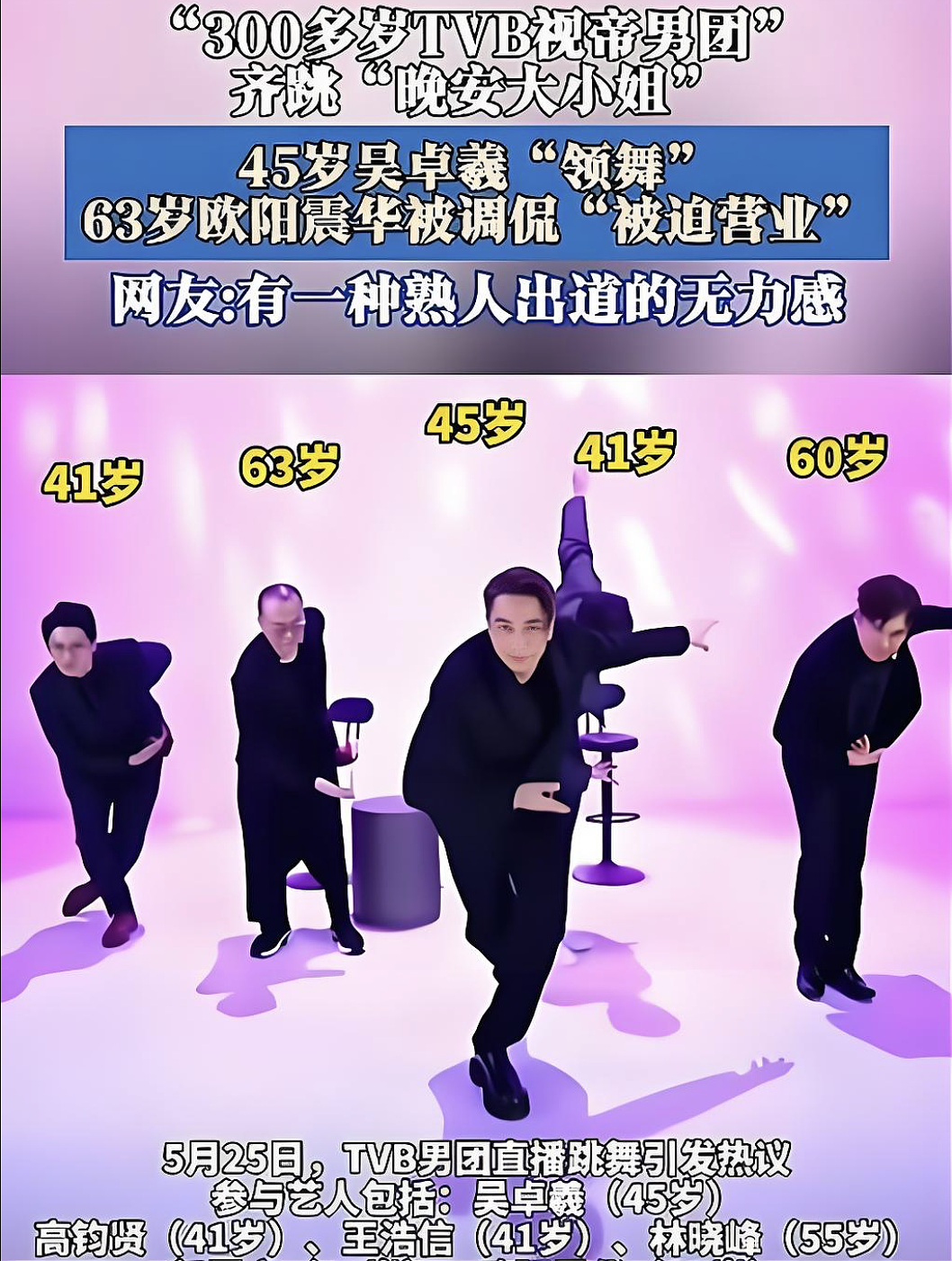 TVB男神天团有人都成隐形富豪了，怎么还靠“擦边”赚钱？（组图） - 1