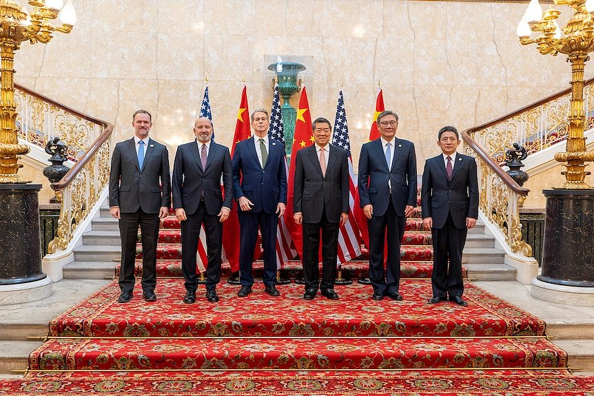 中美贸易关税谈判首日结束，市场反应乐观（图） - 1