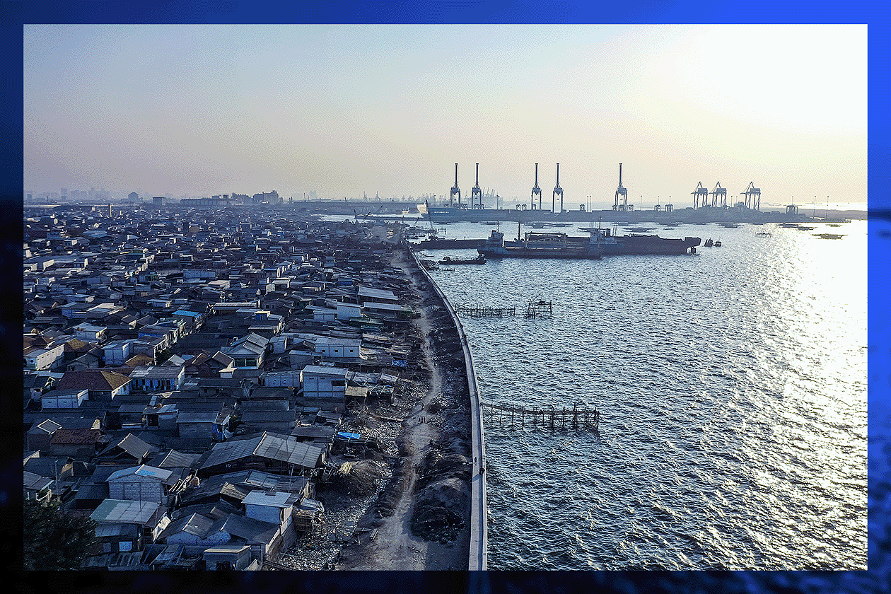 下沉的城市：从雅加达到上海天津大连（组图） - 9