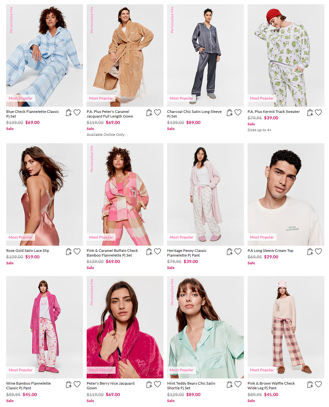 【Peter Alexander】高颜值睡衣/居家服财年末折上折大特卖开始（组图） - 2