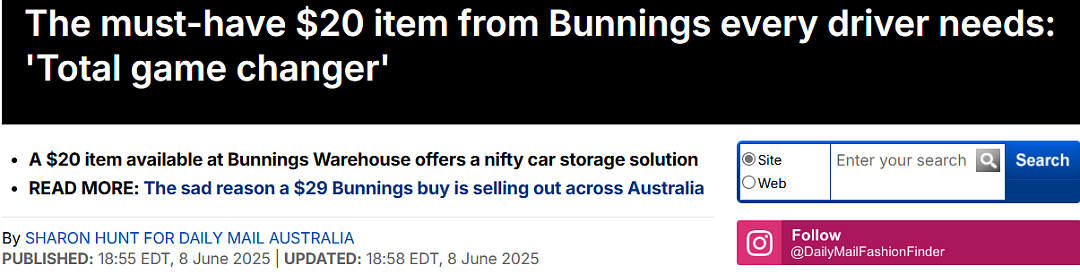 码住！Bunnings $20刀收纳神器火爆火！让你后备箱整洁翻倍（组图） - 1