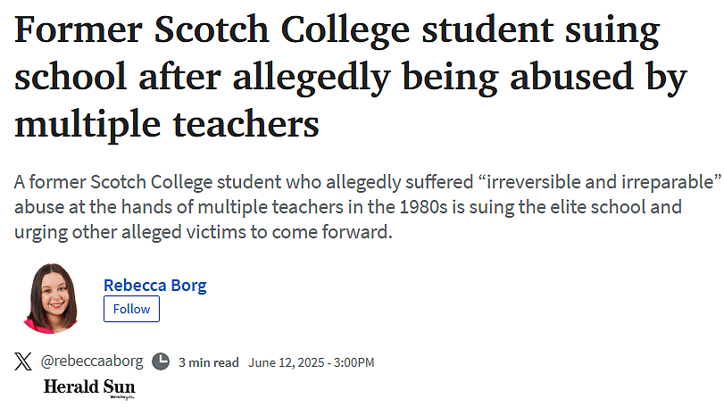 Scotch College被告上法庭！原因是每个家长的噩梦（组图） - 1