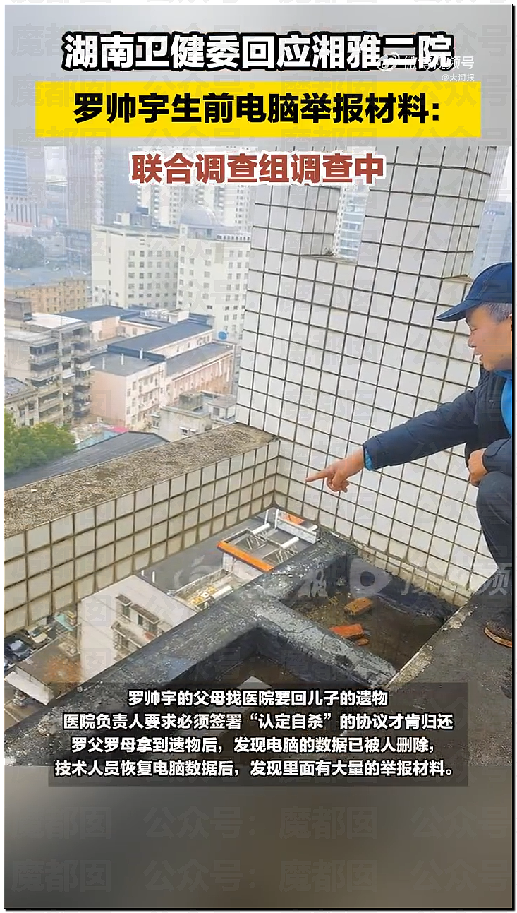 震怒！罗帅宇跳楼疑云密布！生前秘存禽兽医生刘翔峰举报材料硬盘恢复交巡视组（组图） - 48