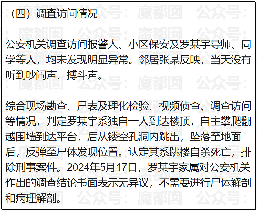 真相大白？官方通报“罗帅宇”坠亡详情，1281页材料曝光（组图） - 36