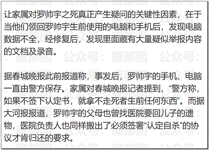 真相大白？官方通报“罗帅宇”坠亡详情，1281页材料曝光（组图） - 19