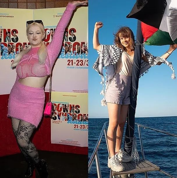瑞典环保少女亲妹曝光,居然走的性感路线?这尺度...真是亲姐俩?(组图) - 12