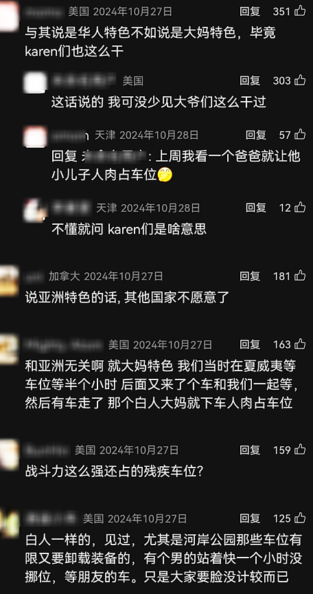 华人大妈在国外超市门前为争1个残疾人停车位互殴！视频疯传，外国网友看呆了…（视频/组图） - 16