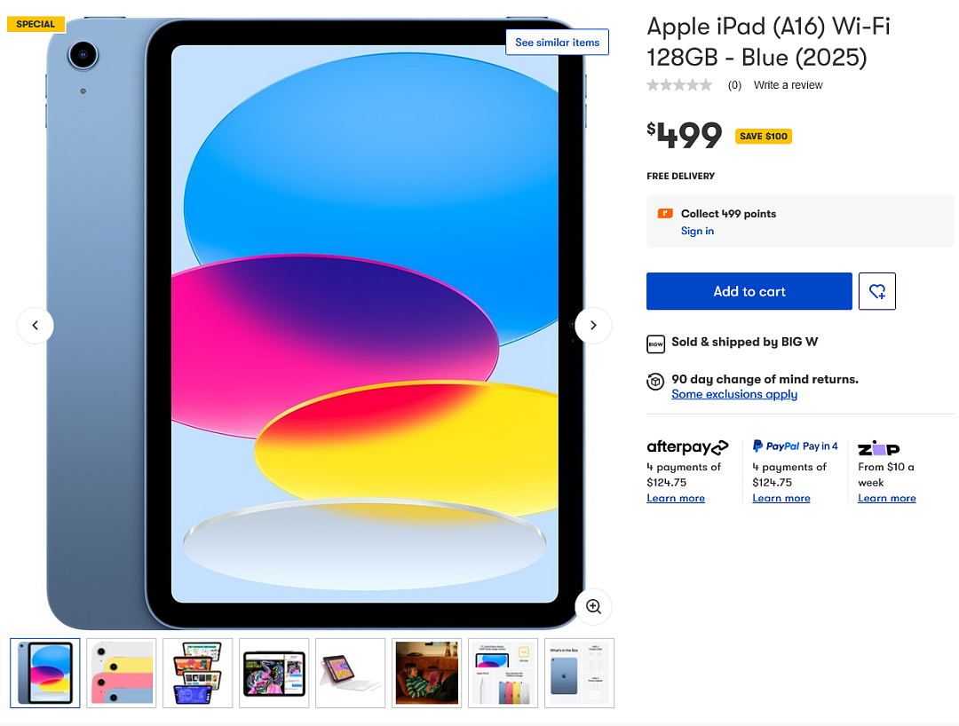 【Big W】最新款iPad特卖（组图） - 1