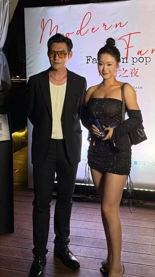 汪小菲带妻子参加活动，王中磊当面搂马筱梅的腰（组图） - 4
