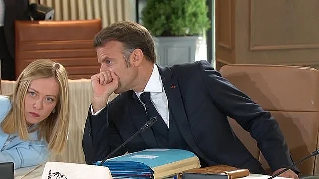 这届G7太抓马，英首相为特朗普弯腰、马克龙被怼懵、意女总理白眼翻到飞（组图） - 3