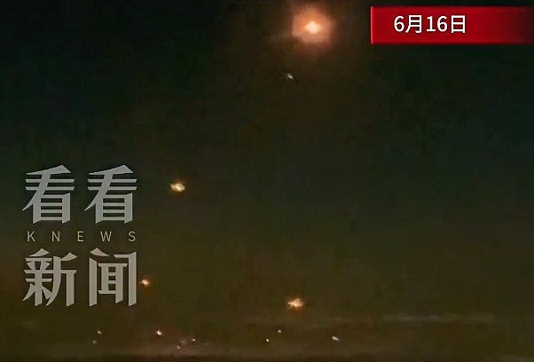 乘客惊问：这是导弹吗？中国网友搭机意外目击以伊空中激战‌（视频/组图） - 3
