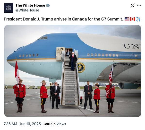 G7峰会场外游行实拍!卡尔加里封路示威, 特朗普和卡尼聊成了这样,加股狂涨(组图) - 2