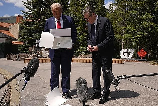 这届G7太抓马，英首相为特朗普弯腰、马克龙被怼懵、意女总理白眼翻到飞（组图） - 8