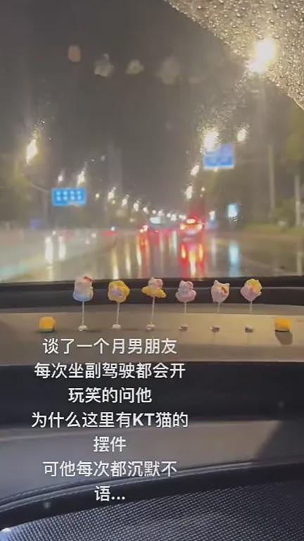 【爆笑】不小心把男朋友车上的摆件发网上，结果网友都说他有女儿了（组图） - 1