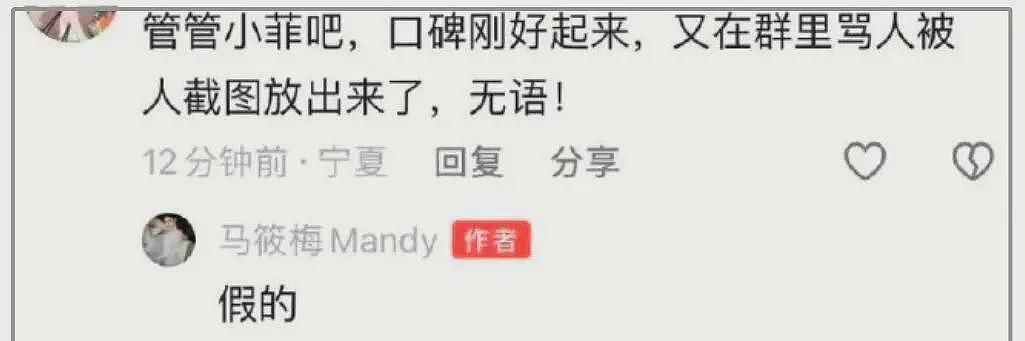 马筱梅王中磊风波发酵，还牵连到李冰冰，本人回应汪小菲群里骂人（组图） - 11
