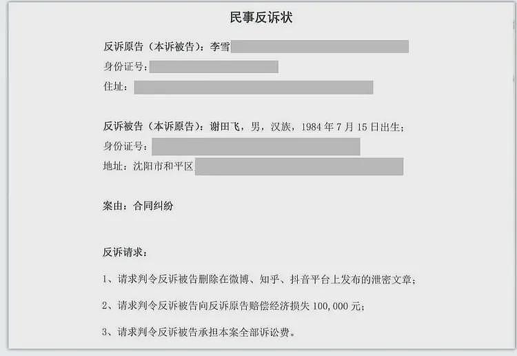 李雪琴被合伙人告上法庭，因利益分配不均，对方称手里有更多猛料（组图） - 13