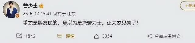 全是黑料？“手表风波”仅3天，曾毅越扒越有，这次玲花要窝心了（组图） - 8