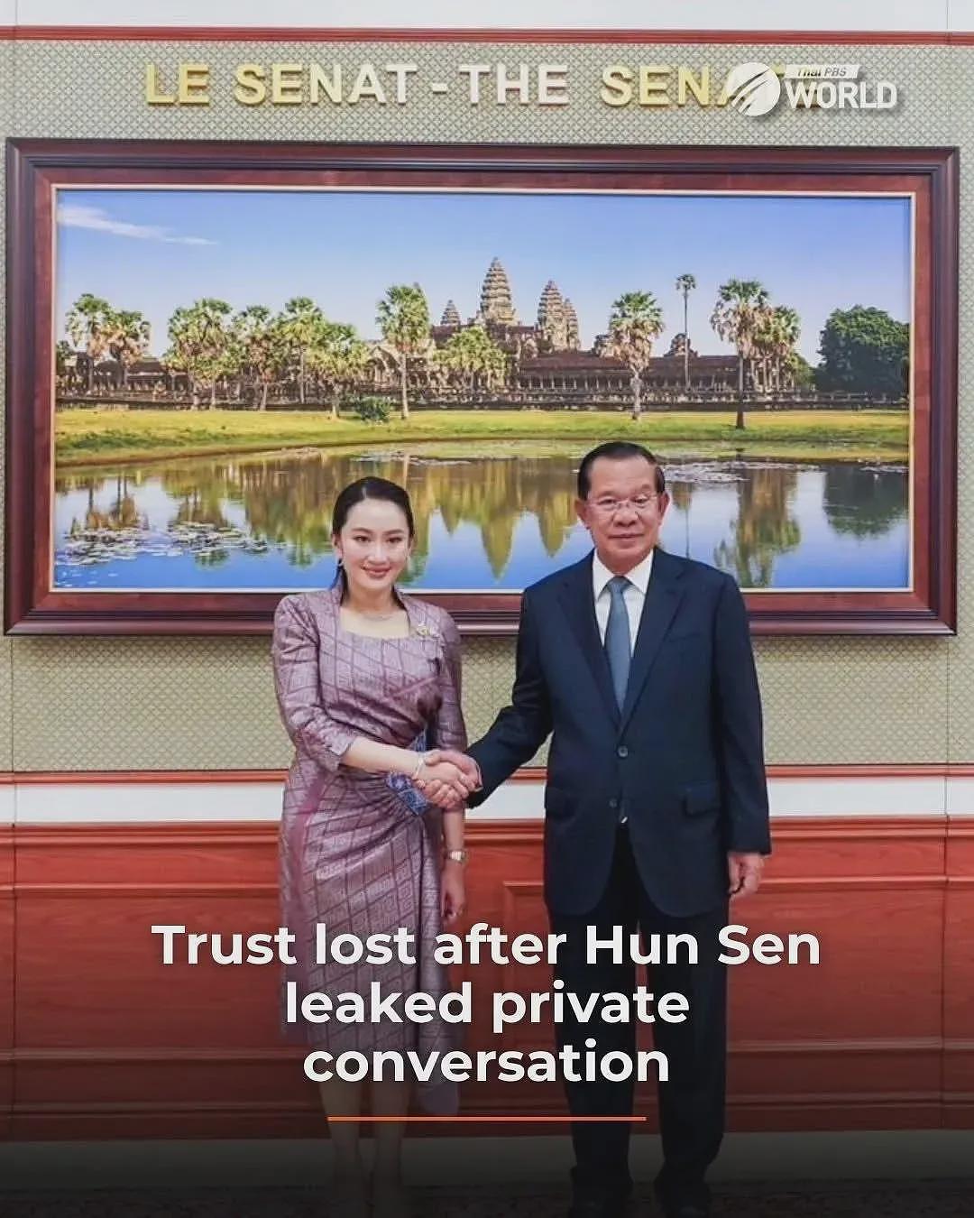 洪森曝光私人通话记录引爆泰国政坛，佩通坦因不当言论陷下台危机（组图） - 15