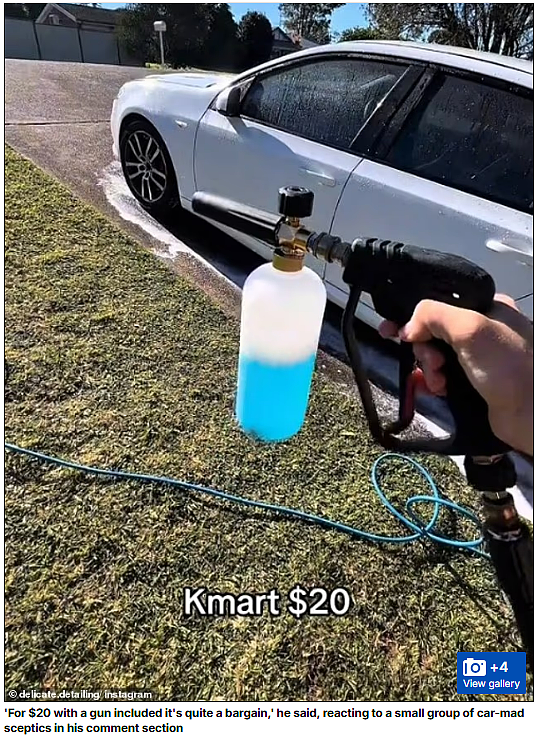 轻松洗车不求人！Kmart $20澳元洗车神器爆火！专业美容师狂推：完胜$150刀同款！（组图） - 4