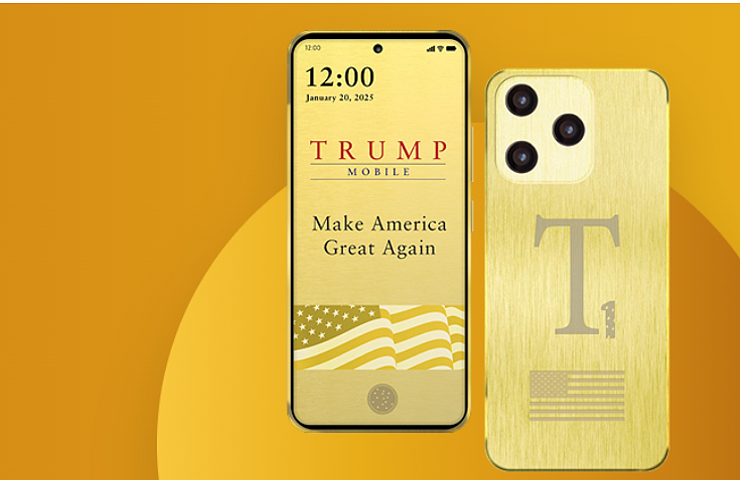 笑疯!川普要卖手机,售价疯狂土豪金,号称要取代iPhone?专家:还是中国造...(组图) - 1