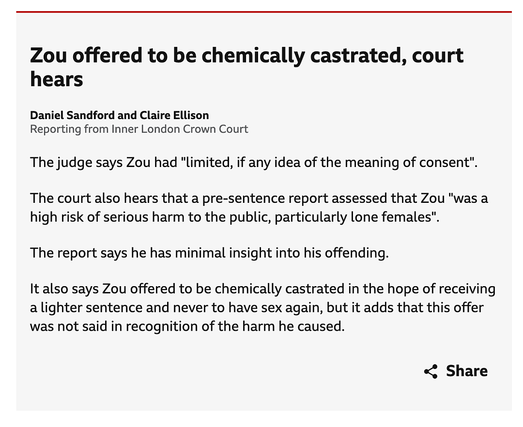 判了！中国留学生迷奸24名女生被判终身监禁，想靠化学阉割减刑遭拒（组图） - 5