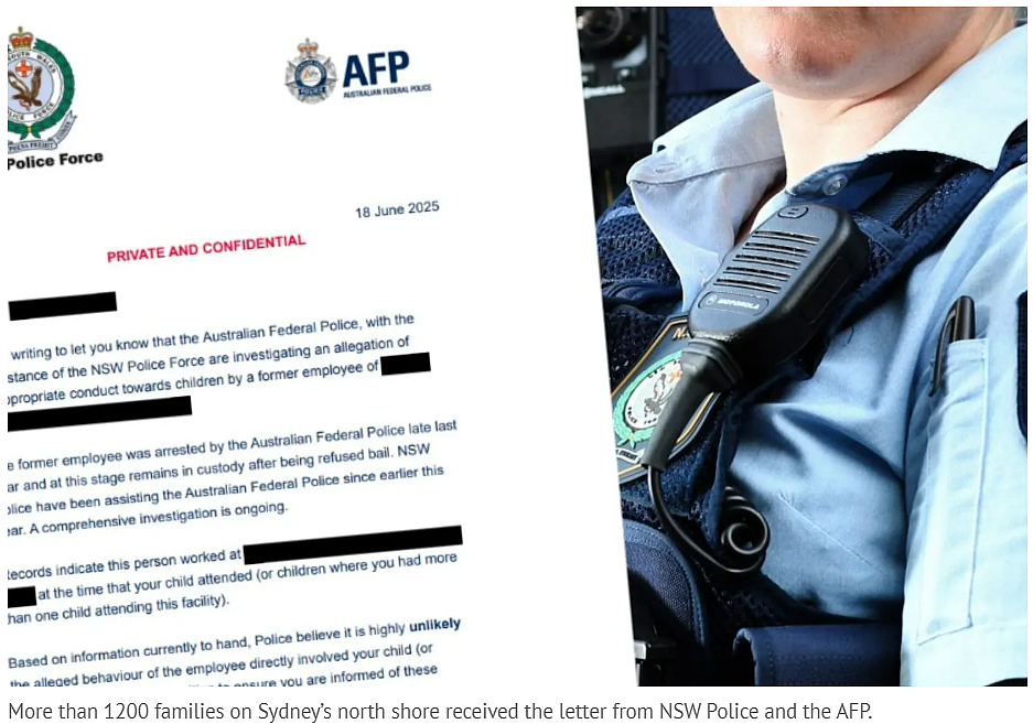 炸了！悉尼北区、CBD幼儿园大瓜，上千家长收到警方来信（组图） - 4