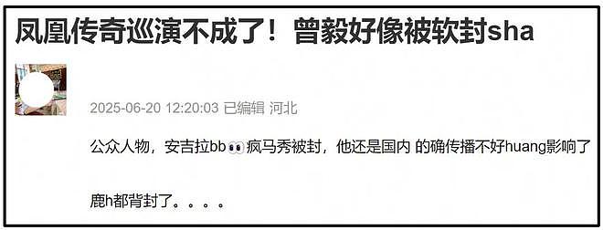 曾毅被曝遭软封杀!歌迷证实今年演唱会全部取消,风波后状态颓废(组图) - 12
