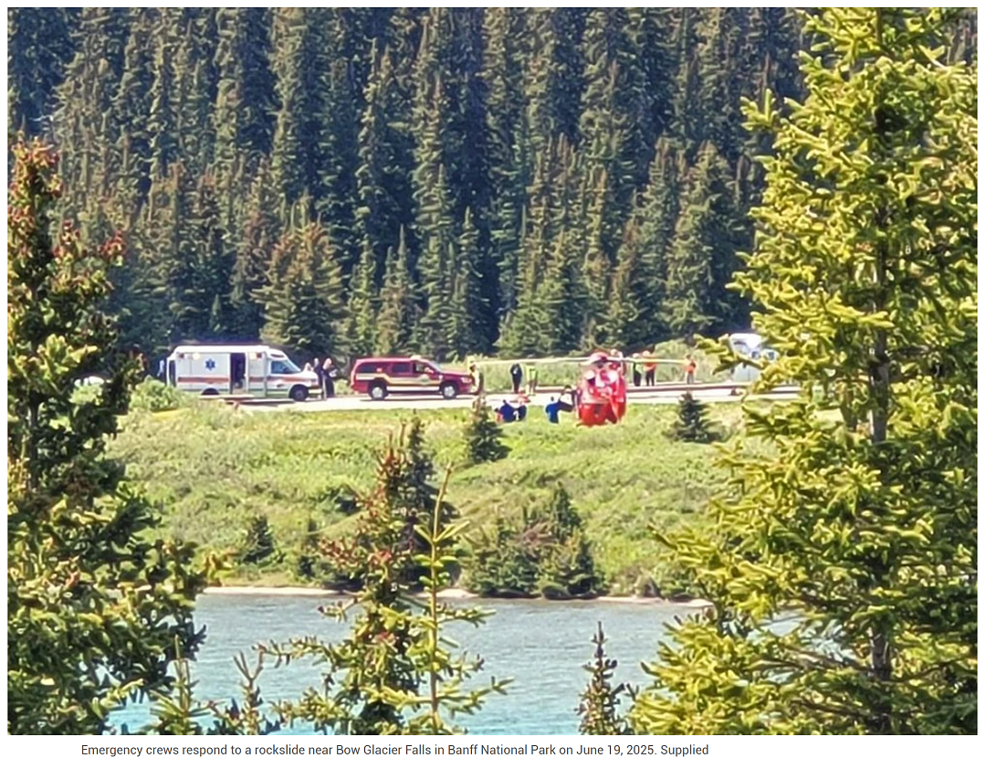 班芙公园山体滑坡,至少1死数十伤!徒步胜地重大伤亡,多人被困偏远山区(组图) - 1