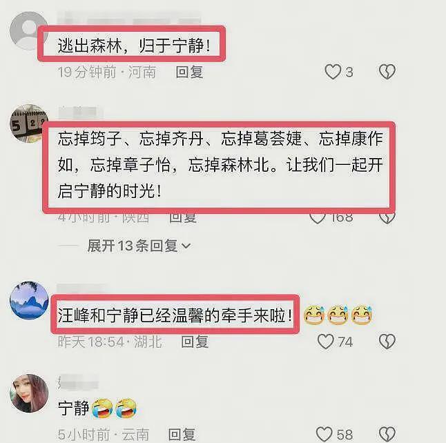 汪峰宁静牵手影响太大，森林北删除官宣视频，面对质问态度强硬（组图） - 2