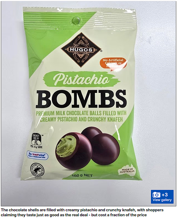比迪拜巧克力还好吃?Aldi $5刀新款限量巧克力引爆甜品圈!Tiktok博主疯狂安利!(组图) - 2