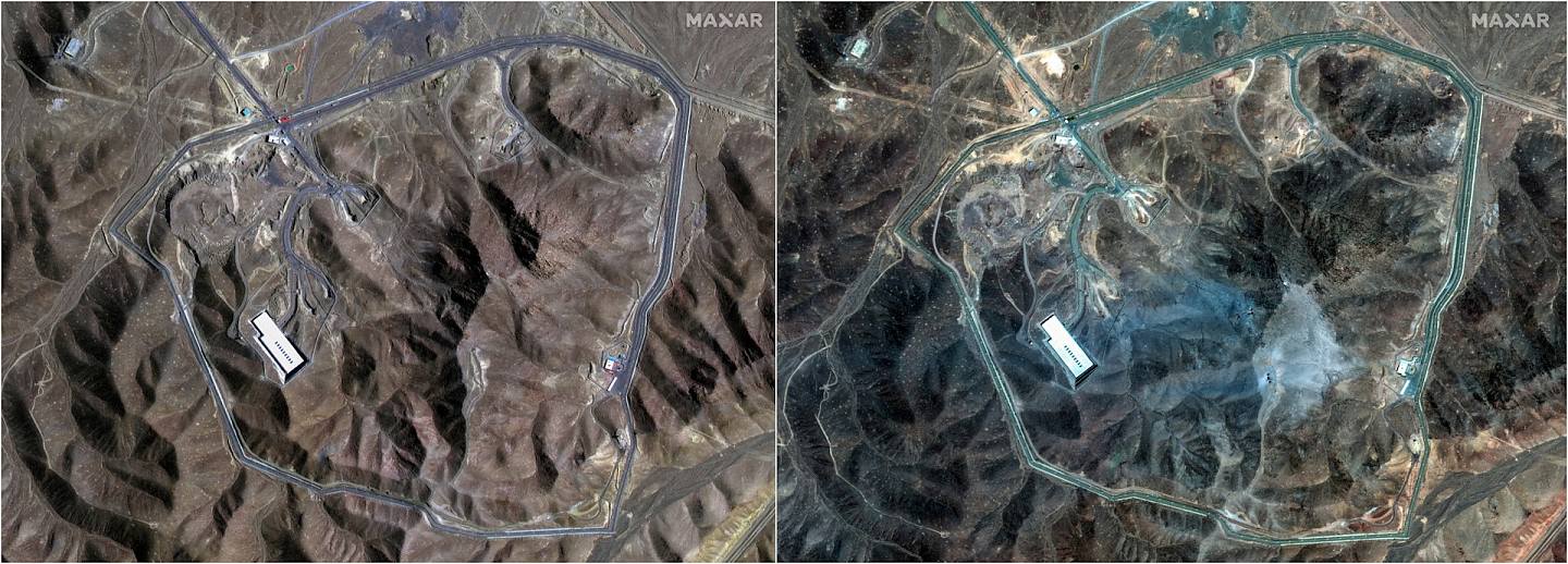 美国空袭伊朗核设施，卫星图显示6弹坑！IAEA称无法评估地下情况（组图） - 3