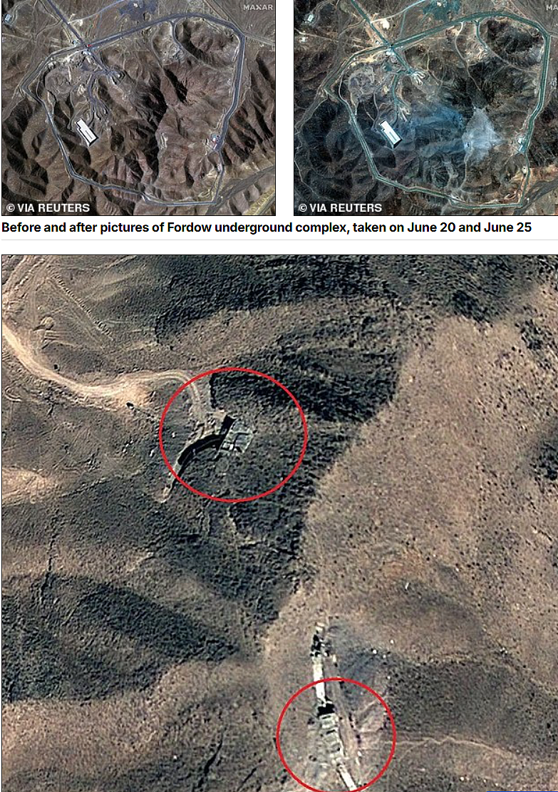 特朗普震撼喊话!美精准打击三大核基地,最新卫星图曝光(组图) - 5