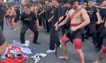 “不想同化，就别移民！”新西兰爆发游行，他们全身黑衣，当众焚烧旗帜（组图） - 22