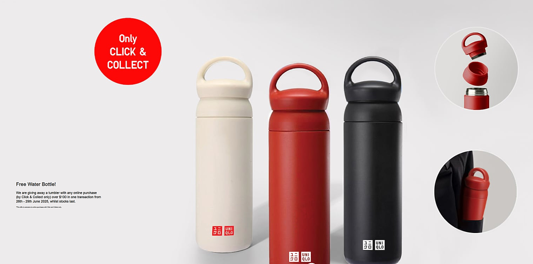 【优衣库】澳洲本周末买满送保温杯（组图） - 1